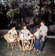 Golda Meir at Home, Jerusalem, Israel - 1971