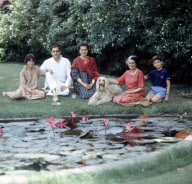 Indira Gandhi at Home, New Delhi, India - May 1973