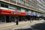Electrical retailers on Tottenham Court Road, London, Britain - 24 May 2009