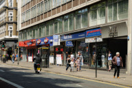 Electrical retailers on Tottenham Court Road, London, Britain - 24 May 2009