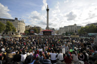 Hindu festival of Diwali is celebrated in Trafalgar Square, London, Britain - 04 Oct 2009