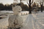 Snow on Hampstead Heath, London, Britain - 07 Jan 2010