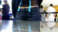 Woman strips at airport to protest screening procedures, Sea-Tac Airport, Seattle, America - 21 Nov 2010
