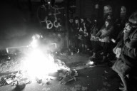 Students protest in London