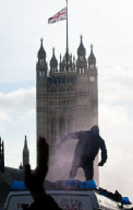 Students demonstrate against higher tuition fees and cuts in University funding, London, Britain - 24 Nov 2010