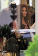 EXCLUSIVO.La Toya Jackson, de compras en Sevilla.

