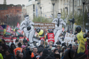 Demonstration to protest Austerity Plan, Dublin, Ireland - 27 Nov 2010