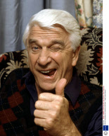 LESLIE NIELSEN IN LONDON, BRITAIN - 1995