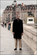 George Obama visits Paris