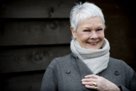 Dame Judi Dench releases a red squirrel
