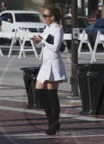 EXCLUSIVE... Glam Jennifer Lopez Arrives for American Idol Hollywood Week