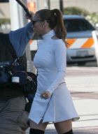 EXCLUSIVE... Glam Jennifer Lopez Arrives for American Idol Hollywood Week