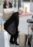 Pink Goes Christmas Shopping