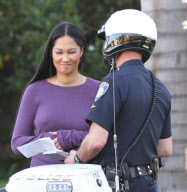 Kimora Lee gets a ticket! EXCLUSIVE