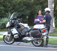 Kimora Lee gets a ticket! EXCLUSIVE
