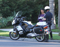 Kimora Lee gets a ticket! EXCLUSIVE