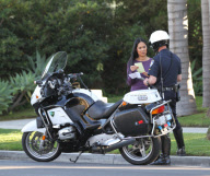 Kimora Lee gets a ticket! EXCLUSIVE