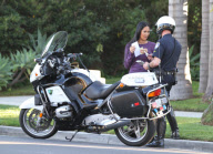 Kimora Lee gets a ticket! EXCLUSIVE