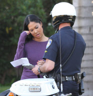 Kimora Lee gets a ticket! EXCLUSIVE