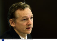 Wikileaks founder Julian Assange presents Iraq war logs at press conference, Westminster, London, Britain - 23 Oct 2010