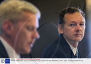 Wikileaks founder Julian Assange presents Iraq war logs at press conference, Westminster, London, Britain - 23 Oct 2010