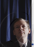Wikileaks founder Julian Assange presents Iraq war logs at press conference, Westminster, London, Britain - 23 Oct 2010