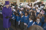 Queen Elizabeth II visiting St Mary and St Pancras Church of England Primary School in London, Britain - 09 Dec 2010