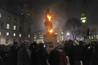Students demonstrate against higher tuition fees and cuts in University funding, London, Britain - 09 Dec 2010