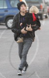 Pete Wentz and son Bronx out and about in Los Angeles, America - 09 Dec 2010