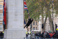 Son of Pink Floyd star vandalises war monument