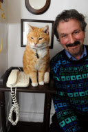 Ginger the cat who accidentally dialled 999, Swansea, Wales - 09 Dec 2010