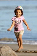 Halle Berry and Nahla have a California Beach Day