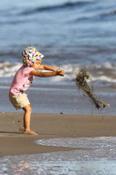Halle Berry and Nahla have a California Beach Day