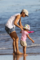 Halle Berry and Nahla have a California Beach Day