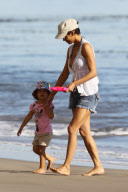 Halle Berry and Nahla have a California Beach Day