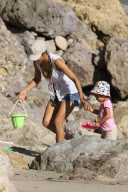 Halle Berry and Nahla have a California Beach Day