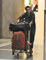 Ashley Olsen Arrives with Justin Bartha and a Piece Art