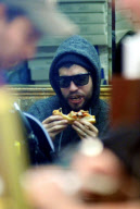 Pete Wentz and son Bronx out and about, New York, America - 28 Jan 2010