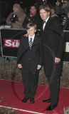DAVID BECKHAM WITH SON BROOKLYN AT THE SUN MILITARY AWARDS