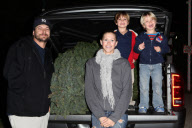 *EXCLUSIVE* Kevin Federline picks out a Christmas Tree with Sean and Jayden