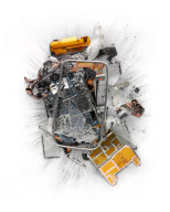 12LVE Destroyed Apple products project, San Francisco, America - Dec 2010