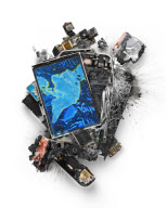 12LVE Destroyed Apple products project, San Francisco, America - Dec 2010