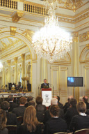 prince philippe gives the prizes of the Belgodyssée contest