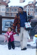 *EXCLUSIVE* David Alan Grier and his little Snow Bunny