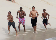 Diddy's Pre-Holiday With His Boys And Family On The Beach