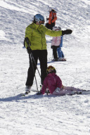 INFANTA CRISTINA AND FAMILY IN BAQUEIRA BERET STATION