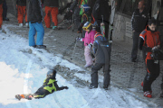 INFANTA CRISTINA AND FAMILY IN BAQUEIRA BERET STATION