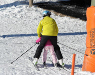 INFANTA CRISTINA AND FAMILY IN BAQUEIRA BERET STATION