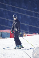 INFANTA CRISTINA IN BAQUEIRA BERET STATION DURING CHRISTMAS DAY
