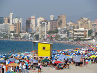 Benidorm, Costa Blanca, Spain - Aug 2009